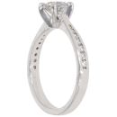 Platinum 0.80ct Diamond Solitaire Ring