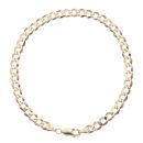 9ct Yellow Gold Curb Bracelet 8.5"