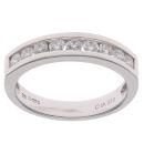18ct White Gold 0.50ct Brilliant Cut Diamond Eternity Ring