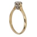 18ct Yellow Gold 0.10ct Diamond Solitaire Ring
