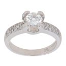 18ct White Gold 0.70ct Brilliant Cut Diamond Solitaire Ring