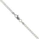 Silver Double Curb Chain 24"