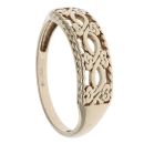 9ct Yellow Gold Patterned Celtic Signet Ring
