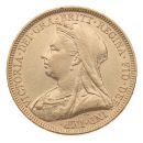 1894 Victoria Old Head Australia Full Sovereign Coin