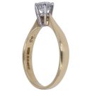 18ct Yellow Gold 0.58ct Brilliant Cut Diamond Solitaire Ring