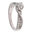 18ct White Gold 0.50ct Brilliant Cut Diamond Solitaire Ring