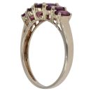 9ct Yellow Gold Garnet Five Stone Ring