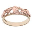 9ct Yellow And Rose Gold Tree Of Life Clogau Ring