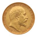 1910 Edward VII Large Head UK Half Sovereign Coin