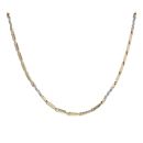 14ct Yellow And White Gold Elongated Link 24" Chain