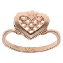 14ct Rose Gold Heart Patterned Fancy Ring