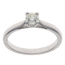 18ct White Gold 0.40ct Brilliant Cut Diamond Solitaire Ring