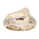 9ct Yellow Gold Buckle Ring