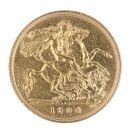 1904 Edward VII Large Head UK Half Sovereign Coin