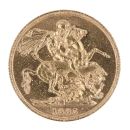 1885 Victoria Young Head UK Full Sovereign Coin