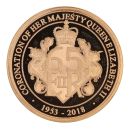 The Queen's Coronation 65th Anniversary Isle Of Man Proof Coin Boxed
