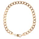 9ct Yellow Gold Curb Bracelet 8.5"