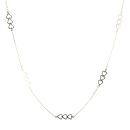 14ct Yellow Gold Heart Fancy Chain 16"