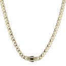 14ct Yellow Gold Monaco Classic Alternate Flex Lock Chain 22"