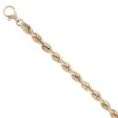 9ct Yellow Gold Rope Bracelet 9"