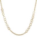 18ct Yellow Gold Patterned Fancy Chain 18"