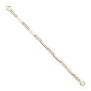 9ct Yellow Gold Fancy Bracelet 7.5"
