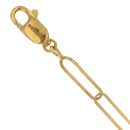22ct Yellow Gold Paperclip Fancy Bracelet 7"
