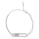 18ct White Gold 0.65ct Brilliant Cut Diamond Messika Move Classique Bracelet 7"