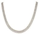 9ct Yellow And White Gold Watch Strap Chain 16"