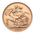 2013 Elizabeth II Fourth Portrait UK Full Sovereign Coin