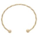 9ct Yellow Gold Twist Torque Bangle