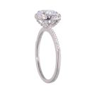 Sterling Silver Cubic Zirconia Solitaire Fancy Ring by Icesia