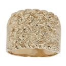 9ct Yellow Gold Five Row Keeper Ring