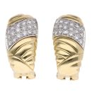 14ct Yellow Gold 1.00ct Brilliant Cut Diamond Large Stud Earrings
