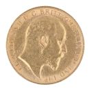 1903 Edward VII Large Head UK Half Sovereign Coin