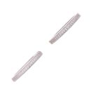 Sterling Silver Cubic Zirconia Hoop Earrings by Icesia