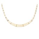 9ct Yellow Gold Greek Key Collarette 16"