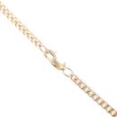 9ct Yellow Gold Cubic Zirconia Cross Pendant And Chain 18"
