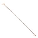 18ct Rose Gold 5.00ct Diamond Tennis Bracelet 6.5"