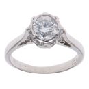 18ct White Gold 0.75ct Brilliant Cut Diamond Solitaire Ring