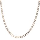 9ct Yellow Gold Square Curb Chain 20"