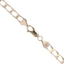 9ct Yellow Gold Square Curb Chain 24"