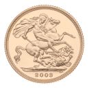 2003 Elizabeth II Fourth Portrait UK Full Sovereign Coin