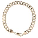 9ct Yellow Gold Curb Bracelet 8"