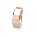 18ct Rose Gold Soft Chamfered Edge Wedding Band 6mm