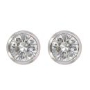 18ct Yellow And White Gold 0.60ct Brilliant Cut Diamond Stud Earrings