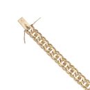 9ct Yellow Gold Curb Bracelet 7"