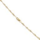 22ct Yellow Gold Disco Twist Chain 20"