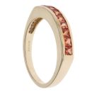 9ct Yellow Gold Citrine Half Eternity Ring