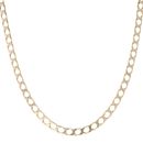 9ct Yellow Gold Curb Chain 24"